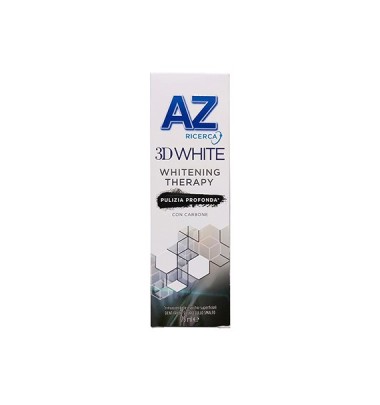 AZ 3D White Whitening Therapy Dentifricio Al Carbone 75 ml
