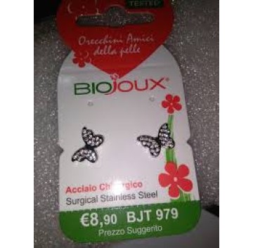 Orecchini Bjt979 Biojoux 979 Butterfly Crystals 10mm