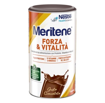 Meritene Forza e vitalità Cioccolato proteine vitamine e minerali 270 gr-OFFERTISSIMA-PRODOTTO ITALIANO-