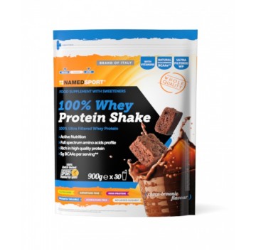 Namedsport 100% Whey Protein Shake Choco Brownie 900 gr -OFFERTISSIMA-ULTIMI ARRIVI-PRODOTTO ITALIANO-