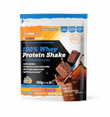 Namedsport 100% Whey Protein Shake Choco Brownie 900 gr -OFFERTISSIMA-ULTIMI ARRIVI-PRODOTTO ITALIANO-