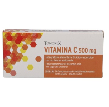Tonorex Vitamina C Stimolante del Sistema Immunitario 20 compresse PRODOTTO ITALIANO NO IMPORT
