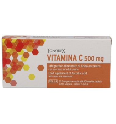 Tonorex Vitamina C Stimolante del Sistema Immunitario 20 compresse PRODOTTO ITALIANO NO IMPORT