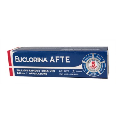 Euclorina Afte Gel 8 ml -OFFERTISSIMA-ULTIMI PEZZI-PRODOTTO ITALIANO-