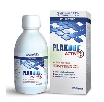 Plakout Active Collutorio con Clorexidina 0,20% 200 ml