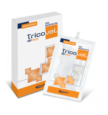 Tricovel PRP Plus Gel Ricrescita 30 ml - 2 bustine da 15 ml -OFFERTISSIMA-ULTIMI PEZZI-ULTIMI ARRIVI-PRODOTTO ITALIANO-