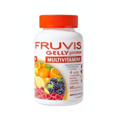 Fruvis Gelly gommose multivitamine 4 gusti - 60 caramelle gommose