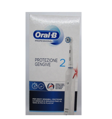 Oral-B Power Pro 2 Spazzolino Elettrico Protezione Gengive con 2 testine ULTIMO ARRIVO CON RIMBORSO DI 15 EURO CON CARTOLINA