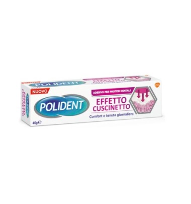 Polident Effetto Cuscinetto Adesivo per Dentiere 40 gr