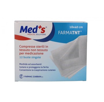 Compresse Sterili Meds In Tessuto Non Tessuto 18X40Cm 12 Pezzi -OFFERTISSIMA-ULTIMI PEZZI-ULTIMI ARRIVI-PRODOTTO ITALIANO-