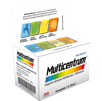 Multicentrum Adulti 30 compresse Integratore Alimentare Multivitaminico Multiminerale