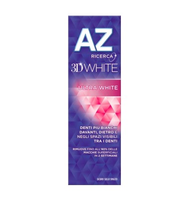 Dentifricio AZ 3D White Ultra White 65+10 (75ml) -OFFERTISSIMA-ULTIMI PEZZI-ULTIMI ARRIVI-PRODOTTO ITALIANO-