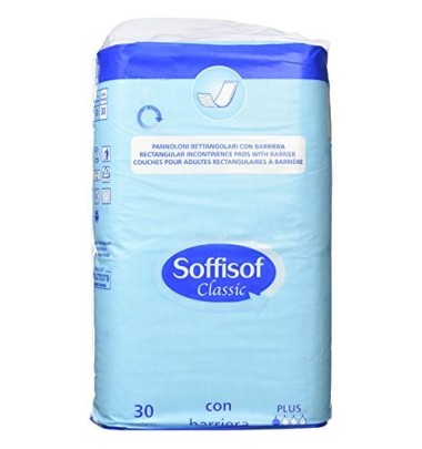 Soffisof Classic Pannoloni Rettangolari Con Barriera 30 pezzi -ULTIMI ARRIVI-PRODOTTO ITALIANO-OFFERTISSIMA-ULTIMI PEZZI-