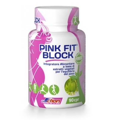 ProAction Linea Controllo del Peso Pink Fit Block Integratore 90 Compresse