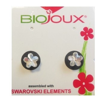 Biojoux Orecchini Crystal Flower 6 mm 1 paio