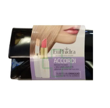 Euphidra Make-up EuPhidra Linea Make-Up Base Labbra Accordi Rossetto RZ29 + RZ15 + Pochette Nera -SCONTO 50%-  OFFERTA VALIDA FINO AD ESAURIMENTO SCORTE -