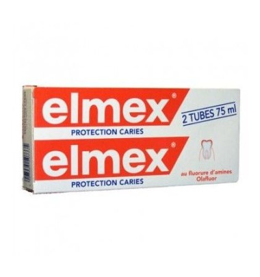 Elmex Protezione Carie 2 x 75 ml -OFFERTISSIMA-ULTIMI PEZZI-ULTIMI ARRIVI-PRODOTTO ITALIANO-