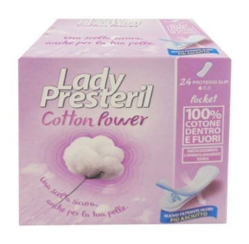 Lady Presteril Cotton Power Proteggi Slip 24 Pezzi