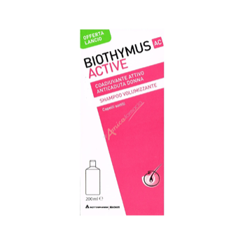 Biothymus AC Active Shampoo Volumizzante Donna 200 ml-PRODOTTO ITALIANO-ULTIMO ARRIVO-LUNGA SCADENZA-OFFERTISSIMA-