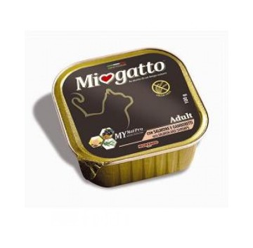 Miogatto Adult Umido Patè Con Salmone E Gamberetti Monoporzione 100 gr -ULTIMI ARRIVI-LUNGA SCADENZA -PRODOTTO ITALIANO- OFFERTISSIMA-