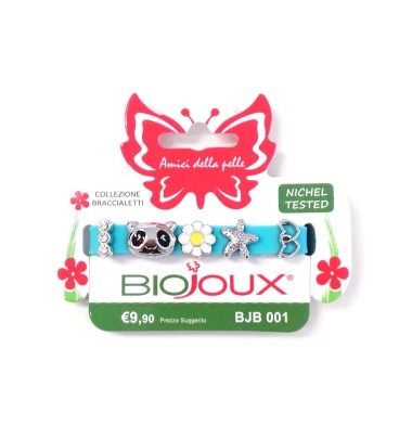 Biojoux Braccialetto Aqua Silicone White Charms 1 Pezzo