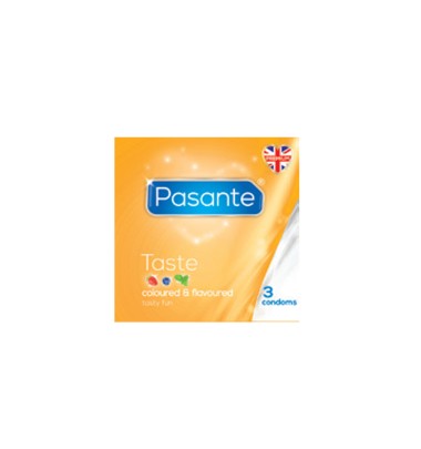 Pasante Taste Condom 3 pz