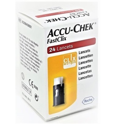 Roche Accu-Chek Fastclix Lancette Glicemia 24 Pezzi-ULTIMI ARRIVI- OFFERTISSIMA-PRODOTTO ITALIANO-