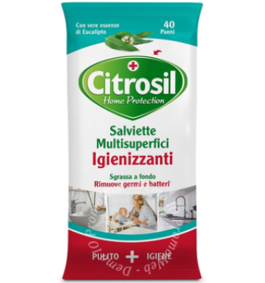 Citrosil Salviette Igien Eucaliptolo-OFFERTISSIMA-ULTIMI PEZZI-ULTIMI ARRIVI-PRODOTTO ITALIANO-