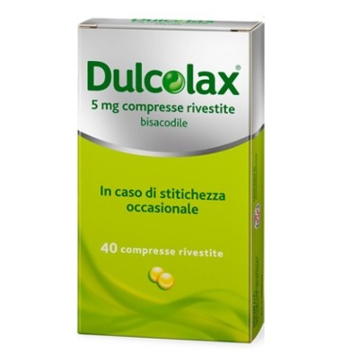 Dulcolax*40cpr Riv 5mg -OFFERTISSIMA-ULTIMI PEZZI-ULTIMI ARRIVI-PRODOTTO ITALIANO-