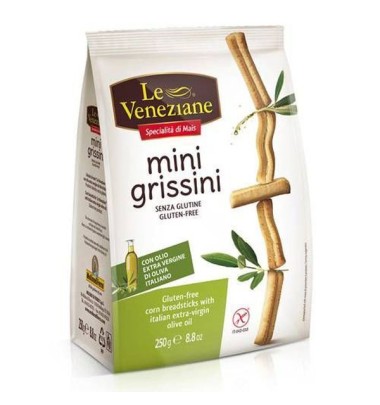 Le Veneziane Mini Grissini 250g  -OFFERTISSIMA-ULTIMI PEZZI-ULTIMI ARRIVI-PRODOTTO ITALIANO-