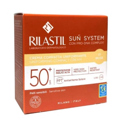RILASTIL SUN PPT 50+ BEIGE NF -OFFERTISSIMA-ULTIMI PEZZI-ULTIMI ARRIVI-PRODOTTO ITALIANO-