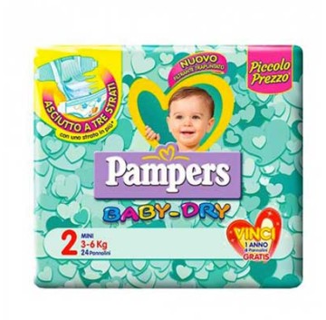 Pampers Baby Dry Down Mini 24p