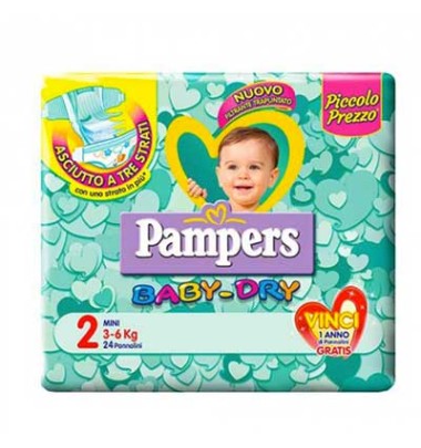 Pampers Baby Dry Down Mini 24p