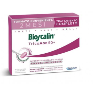 Bioscalin Tricoage 50+ 60 Compresse OFFERTISSIMA NUOVO ARRIVO CONFEZIONE ITALIANA LUNGA SCADENZA
