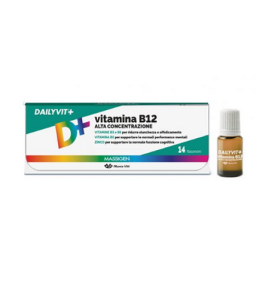 Dailyvit Vitamina B12 14fl -ULTIMI ARRIVI-PRODOTTO ITALIANO-OFFERTISSIMA-ULTIMI PEZZI-