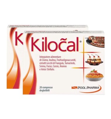 Kilocal 20cpr+20cpr -ULTIMI ARRIVI-PRODOTTO ITALIANO-OFFERTISSIMA-ULTIMI PEZZI-