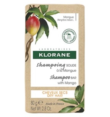 Klorane Shampoo Solido Mango -OFFERTISSIMA-ULTIMI PEZZI-ULTIMI ARRIVI-PRODOTTO ITALIANO-