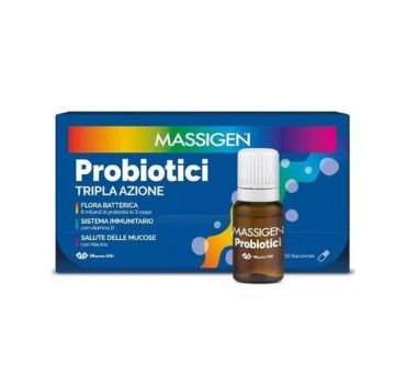Massigen Probiotici10 fl x 8 ml Pp -ULTIMI ARRIVI-PRODOTTO ITALIANO-OFFERTISSIMA-ULTIMI PEZZI-