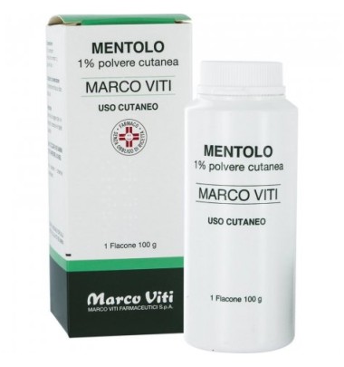 TALCO MENTOLATO 1% 100G VITI -OFFERTISSIMA-ULTIMI PEZZI-ULTIMI ARRIVI-PRODOTTO ITALIANO-