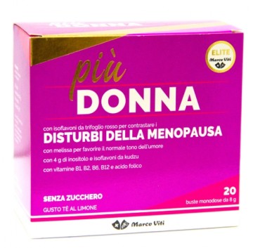 Più Donna Integratore Per La Menopausa 20 Bustine da 8 gr.-OFFERTISSIMA-ULTIMI PEZZI-PRODOTTO ITALIANO-