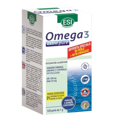 Esi Omega 3 Extra Pure 80+40pr -ULTIMI ARRIVI-PRODOTTO ITALIANO-OFFERTISSIMA-ULTIMI PEZZI-