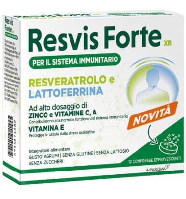 Resvis Forte Xr 12cpr Efferv -ULTIMI ARRIVI-PRODOTTO ITALIANO-OFFERTISSIMA-ULTIMI PEZZI-