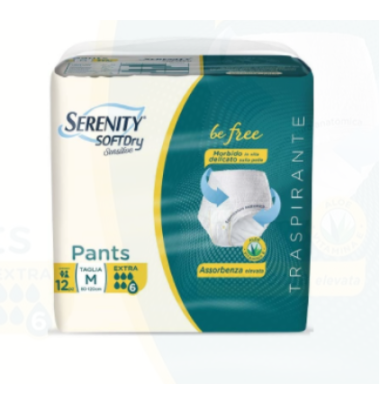 SERENITY PANTS SD SENS EX M 12 -ULTIMI ARRIVI-PRODOTTO ITALIANO-OFFERTISSIMA-ULTIMI PEZZI-