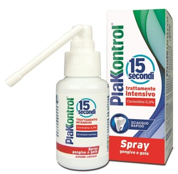 Plakkontrol Colluttorio 15 Secondi Spray 50 ml-OFFERTISSIMA-ULTIMI PEZZI-ULTIMI ARRIVI-PRODOTTO ITALIANO-