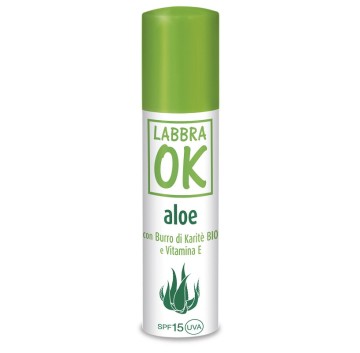 Labbra Ok Stick Aloe 5,7 ml -ULTIMI ARRIVI-PRODOTTO ITALIANO-OFFERTISSIMA-ULTIMI PEZZI-