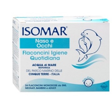 Isomar Soluzione Isotonica 24 Flaconcini da 5 ml -OFFERTISSIMA-ULTIMI PEZZI-PRODOTTO ITALIANO-