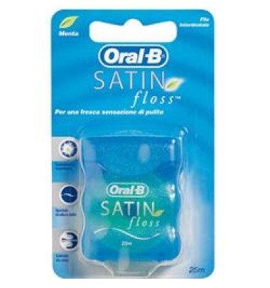 Oralb Satin Floss 25mt -OFFERTISSIMA-ULTIMI PEZZI-ULTIMI ARRIVI-PRODOTTO ITALIANO-