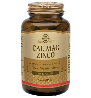 CAL MAG ZINCO 100TAV SOLGAR