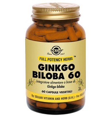 GINKGO BILOBA  60VEGICPS SOLGAR