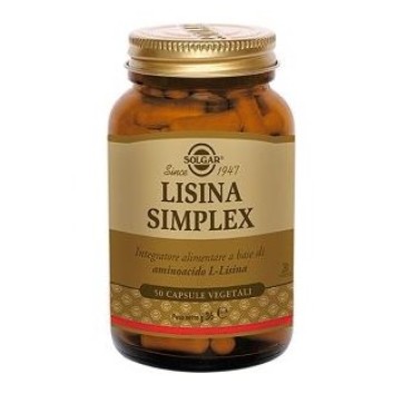 LISINA SIMPLEX 50VEGICPS SOLGAR